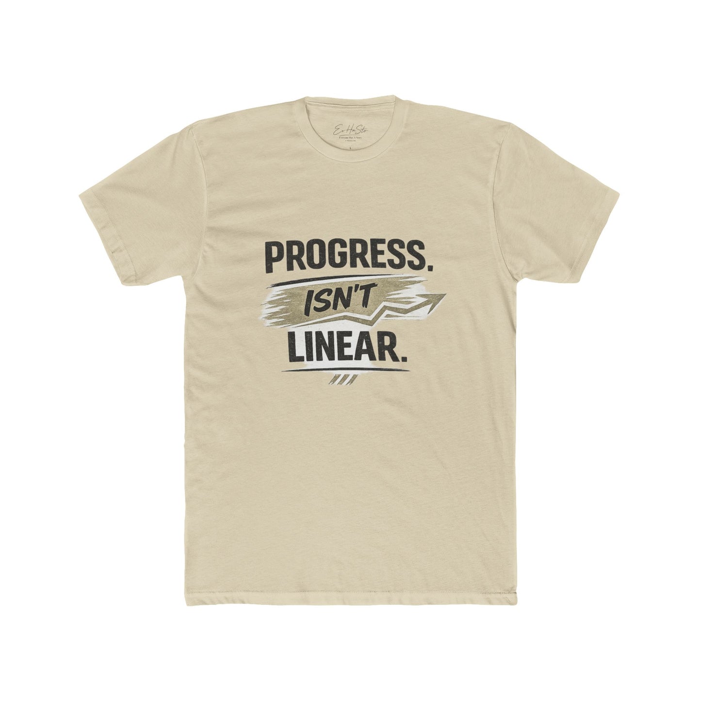 Progress Isn't Linear T-Shirt — Motivational Graphic Tee
