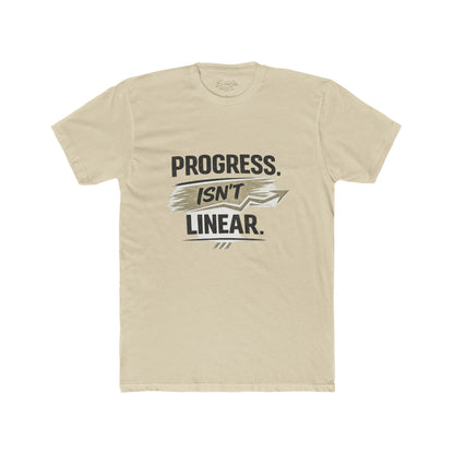 Progress Isn't Linear T-Shirt — Motivational Graphic Tee