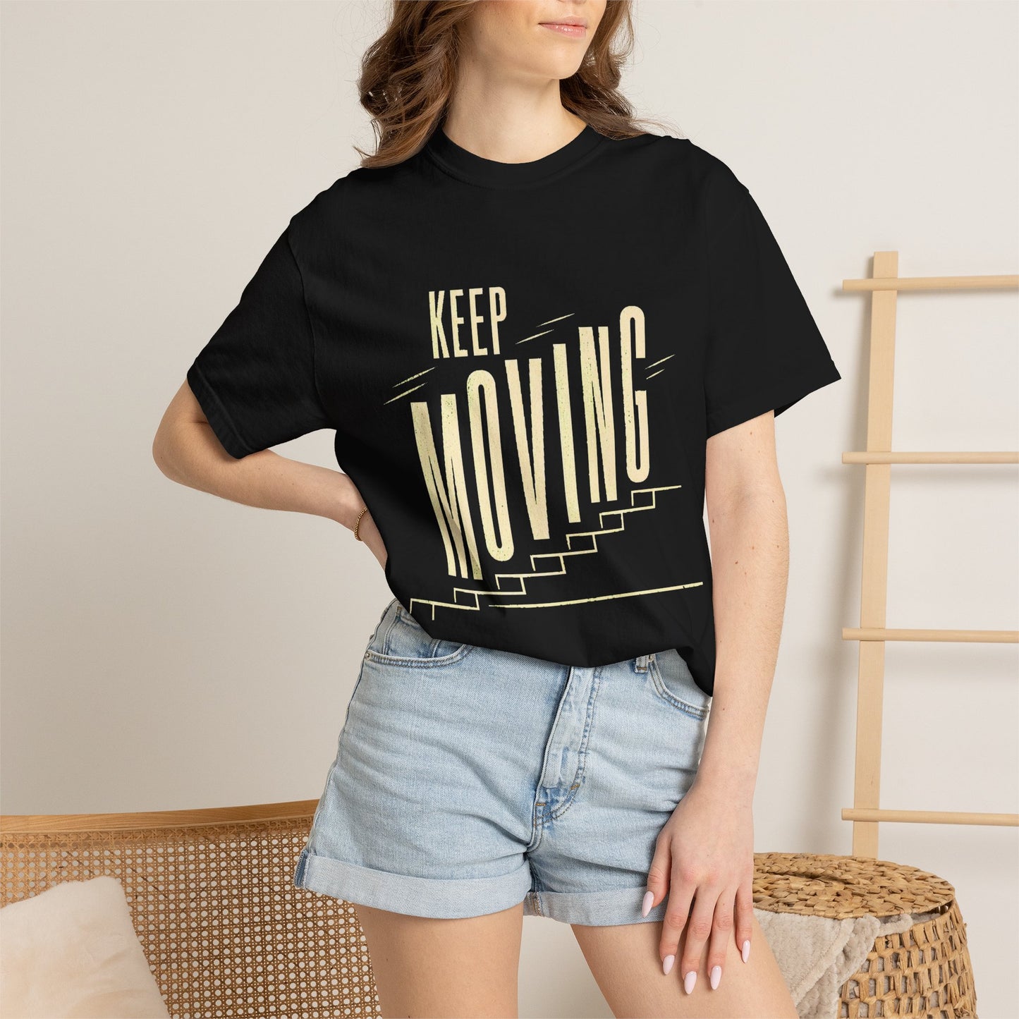 Keep Moving T-Shirt — Motivational Graphic Tee